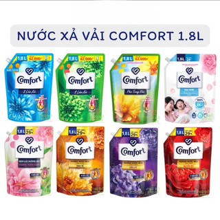 Nước xả vải Comfort giữ màu & bền vải với công thức chăm sóc chuyên sâu túi 1.8L/2.4L(MỚI)