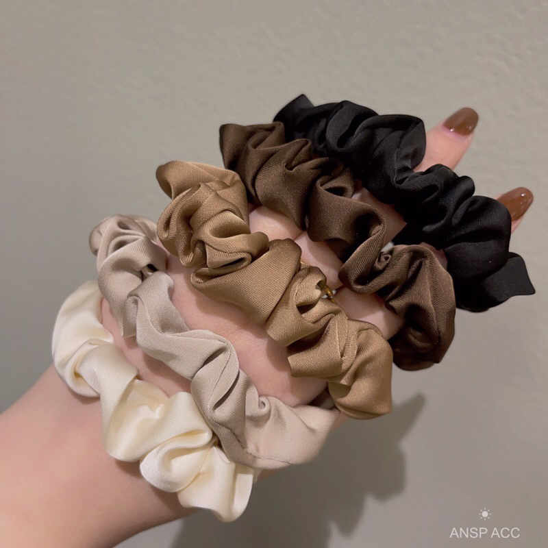 [ Hot Trend ] Dây cột tóc vải lụa mini - scrunchies nhỏ