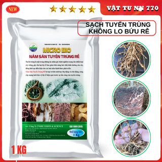 Chế Phẩm Trừ Tuyến Trùng Rễ, ngăn Vàng Lá, Bứu Rễ, Héo Xanh- Gói 1kg