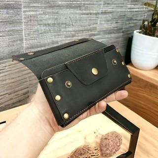 Túi đeo ngang hông, cầm tay bằng da bò thật cho điện thoại iphone, samsung, ngang 170x80x2.5cm