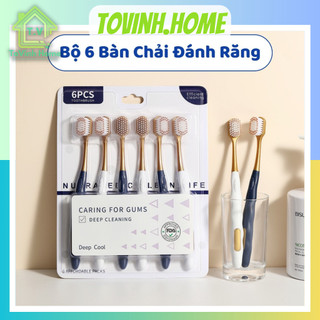 6 bàn chải đánh răng hàng nội địa trung chocoikes lông siêu mềm
