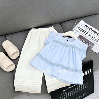 Set quần ống suông siêu dễ thương