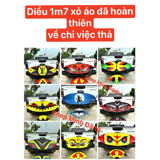 Diều lắp ghép in nhiệt 1m6 & 1,7m hoàn thiện - khung đã được độ sẵn - rẻ nhất thị trường