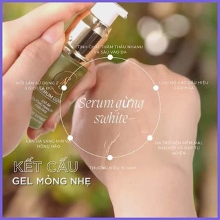 Serum gừng kích trắng face swhite DATE 2027