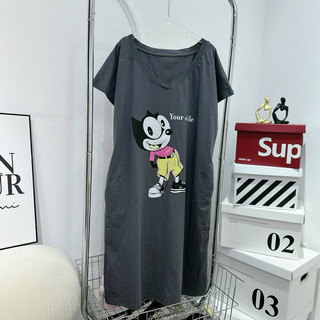 Váy cotton cổ tim your smile BIGSIZE ( 20312 )