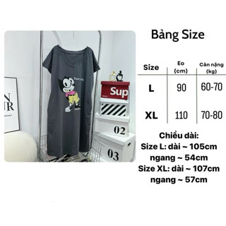 Váy cotton cổ tim your smile BIGSIZE ( 20312 )