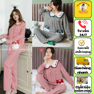 Bộ bầu xinh,đồ bộ bầu dài tay cho các mom mặc trước sinh và sau sinh chất liệu mềm mại MB 08