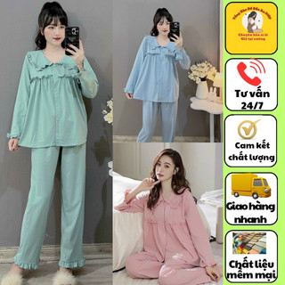 Bộ Bầu Xinh ,Đồ bầu mặc nhà,đồ bầu sang chảnh ,Chất liệu Cotton thấm hút mồ hôi tốt BD02