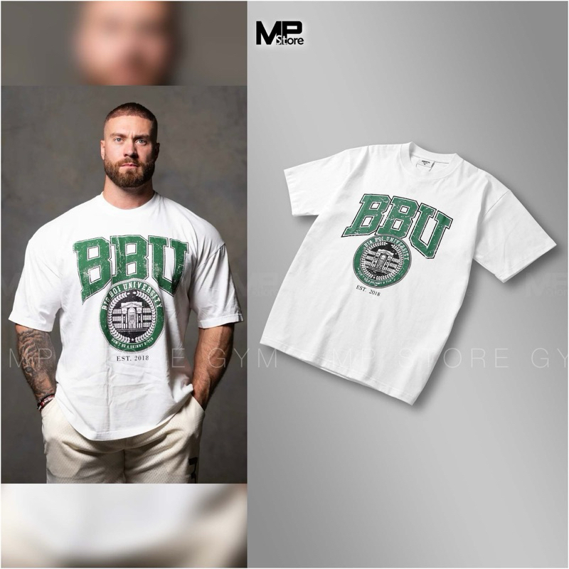 Áo Cbum oversize phong cách thể thao hình in University 100% cotton