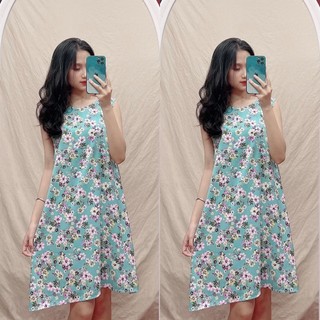Đầm bầu công sở chất lanh lụa mềm mại siêu mát
