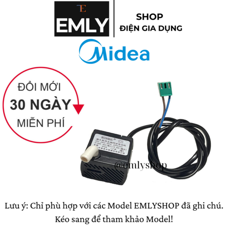 Bơm Quạt Hơi Nước Midea H-500 4w Chính Hãng 100%