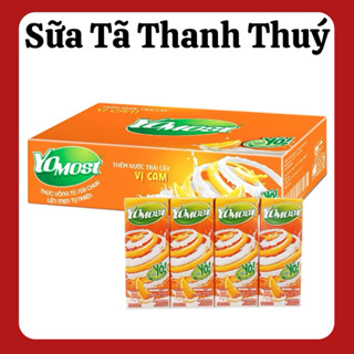  Thùng 48 hộp Sữa chua uống Yomost vị Cam - 170ml  giá trừ khuyến mãi  