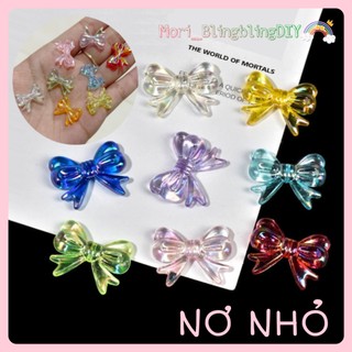 Set 5 phụ kiện charm nơ mini nhiều màu sắc