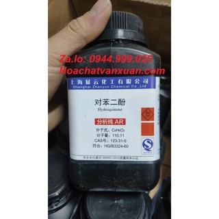 Bột Hydroquinone lọ 250g C6H6O2 hydroquinol CAS 123-31-9 tinh khiết 99%