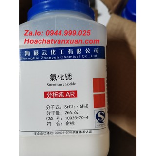 Hóa chất Strontium chloride hexahydrate CAS 10025-70-4 SrCL2 6H2O lọ 500g 99%