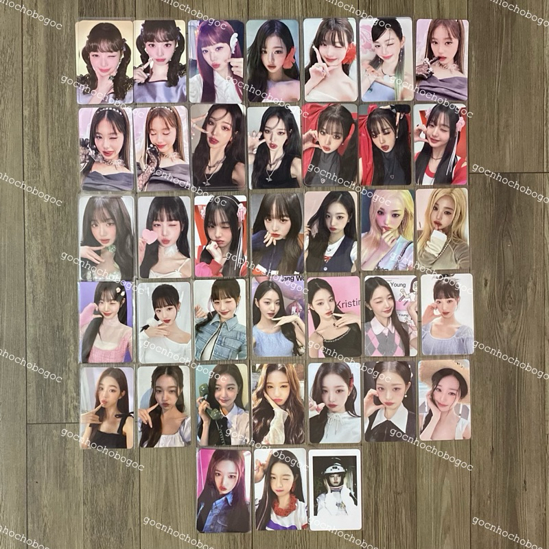 Photocard thẻ ảnh IVE Gaeul, Leeseo, Wonyoung, Liz, Yujin, Rei chính hãng