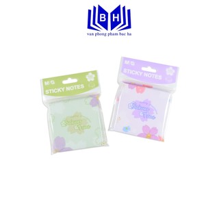 Giấy nhớ 3x3 hoa anh đào YS-444 M&G AS33U156 Giấy nhớ 3*3 M&G YS-444, Giấy note M&G YS-444
