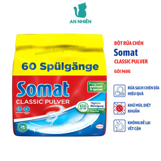 Bột rửa chén Somat 960g của Đức dùng cho máy rửa chén bát