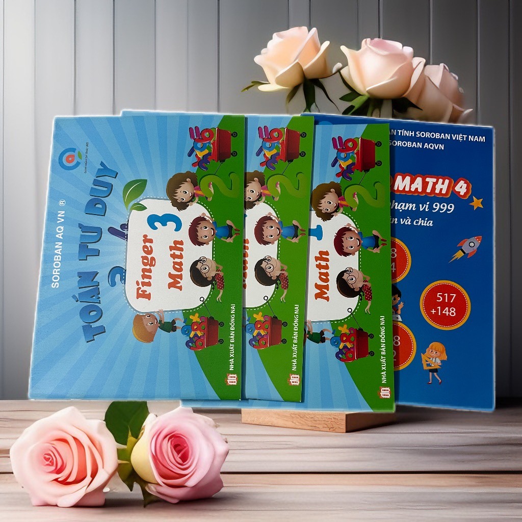Bộ Toán Tư Duy Finger Math Nhật Cho Trẻ Phát Triển Trí Não, Phản Xạ Nhanh Bé Từ 5-12 Tuổi, Tăng Cườn
