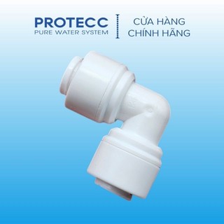 Co Vuông 2 Đầu Ống 6mm (1/4") Nối Nhanh - Co Cút Lọc Nước - Linh Kiện Lọc Nước
