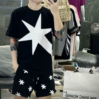 Quần Short Sao In 5D Chất Cotton Phong Cách Trẻ Trung Phù Hợp Đi Biển Du Lịch - Quần Short Nam Nữ Hot Trend New 2024