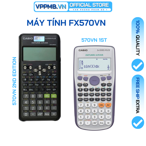 (Bảo hành 6 Tháng ) MÁY TÍNH C.A.S.I.O FX.570 VN 1ST - 2ND