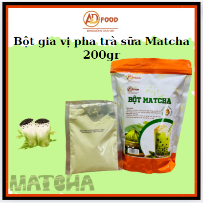 200gr Bột gia vị pha trà sữa Matcha thơm ngon