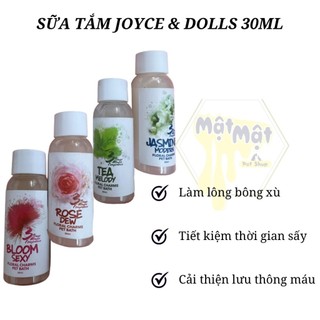 Sữa tắm gội Joyce & Dolls 30ml cho chó mèo - Sữa tắm hương nước hoa