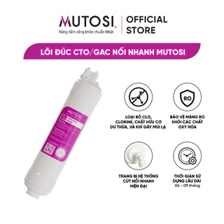 Lõi lọc nước mutosi số 2/3 - lõi đúc cto/gac nối nhanh
