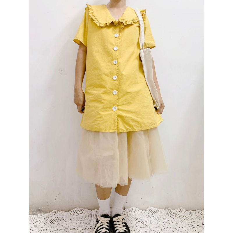 Thrift / 2hand / thanh lý / pass set váy áo mori, mori girl phong cách nhật bản