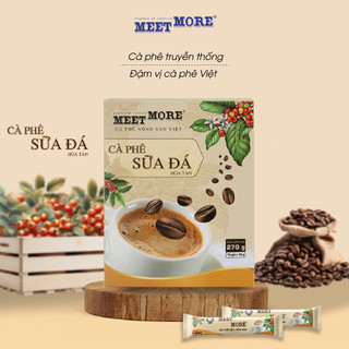 Hộp cà phê hòa tan sữa đá Meet More