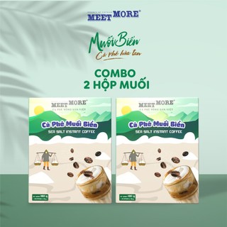 Combo 2 hộp cà phê muối biển meet more