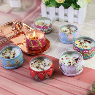 Nến thơm hoa khô tinh dầu thiên nhiên thư giãn không khói 88485 laviostore