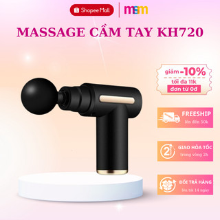 Máy mát xa cầm tay MISUMA, máy massage KH720 trị liệu toàn thân Với 4 Đầu Thay Thế 6 Cấp Độ Đa Năng