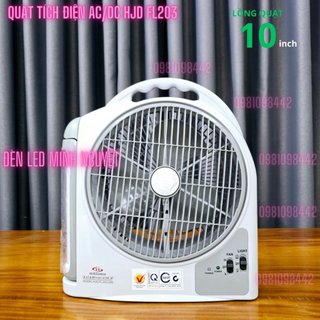 Quạt và đèn sạc 203 HONJIANDA .
