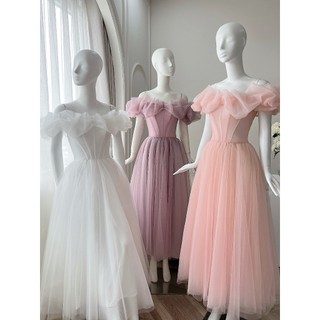 Luxurious Dress - Đầm maxi hao trễ vai tùng bồng , By MeiMei
