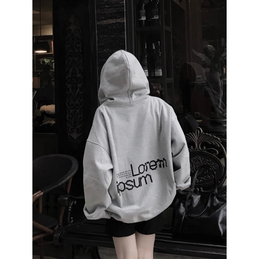 Áo Hoodie Zip Pixel Cinder, Áo Hoodie Zip Nam Nữ Form Rộng In Lụa Cao Cấp, Local Brand Chính Hãng