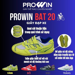 Giày Đi Xe Đạp Chống Trơn Trượt Prowin BAT 20 giày đạp xe giày leo nui đế bằng quai khoá dán tiệnlợi