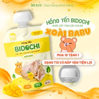 Túi hồng yến Bidochi vị trái cây hương xoài baby cho bé, giúp bé phát triển chiều cao, giảm biếng ăn, tăng sức đề kháng