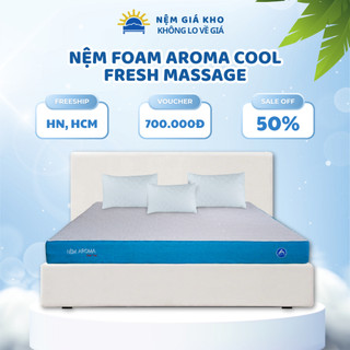 Nệm Foam Massage Aroma Cool Fresh - Mát xa êm vừa phải không lún sâu - Bảo Hành 10 Năm