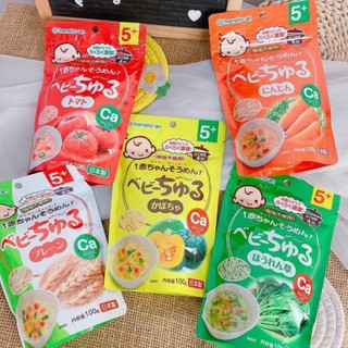 Mì Somen rau củ Baby CHURU cho bé ăn dặm từ 5 tháng (date T4/2026)