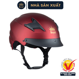 Nón Bảo Hiểm Royal Nửa Đầu Lưỡi Trai Royal M152 Mũ Bảo Hiểm Chính Hãng Gọn Nhẹ Bảo Hành 12 Tháng