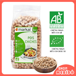 Hạt Đậu Gà Hữu Cơ MARKAL 500G Không Biến Đổi Gen Hạt Đậu Gà Nấu Sữa Nấu Súp Làm Salad Shop Mẹ Bí Đỏ