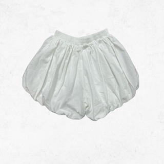 Quần Short Bí Nữ Cạp Cao Lưng Thun Bo Chun Basic