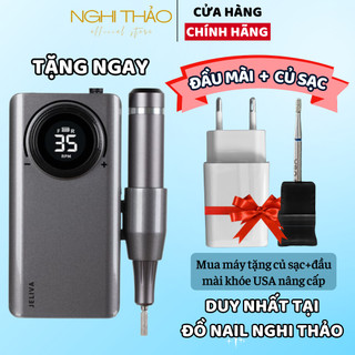 Máy mài móng tích điện cầm tay Jeliva NGHI THẢO