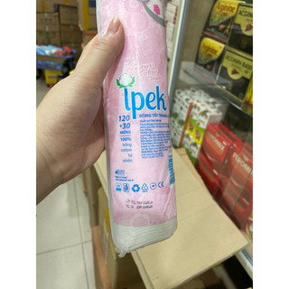 Bông tẩy trang ipeck 130 miếng