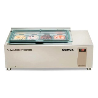 Tủ Bảo Quản 4 Khay Để Bàn Nemox Gelato Magic Pro100 I-Green