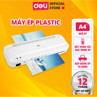 Máy Ép Plastic DELI Khổ A3 A4, Máy Ép Nhiệt Nhựa Dẻo, Máy Cán Màng Ảnh, Tài Liệu, Bằng Khen, Posters