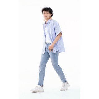 Quần jean nam HNG16 quần bò ống đứng nam nút gài khoá kéo form body mới