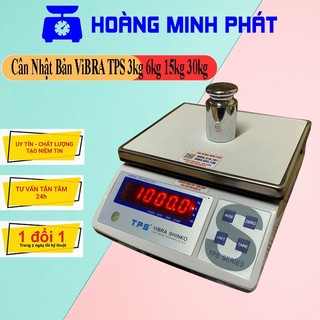 Cân điện tử - Cân yến sào ViBRA SHiNKO 6kg 3kg TPS Nhật Bản. Pin sạc - Trừ Bì - Chính Xác Cao